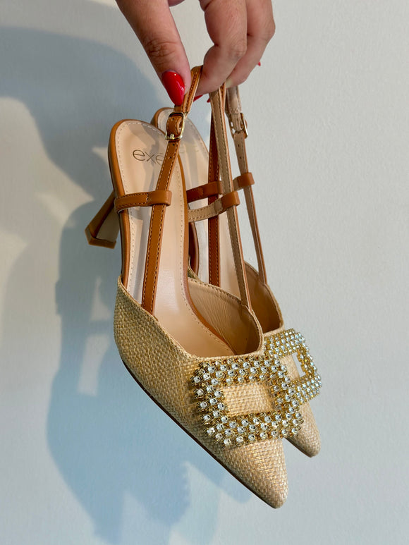 Naomi Beige Heel