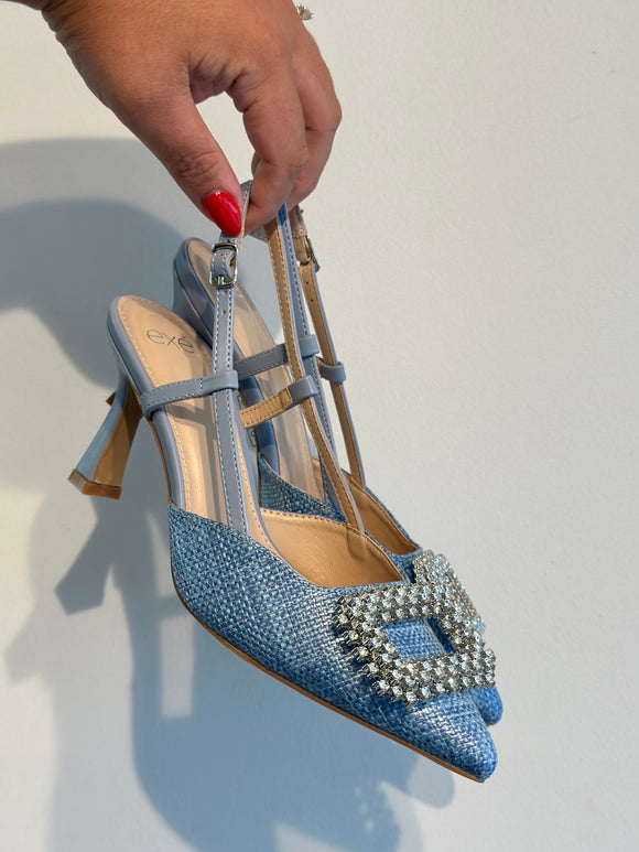 Naomi Blue Heel