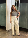 Beige Cargo Jean
