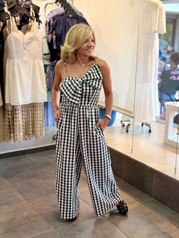 Gingham Jumpsuit