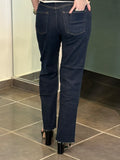 Cropped flare jean