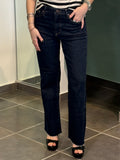Cropped flare jean