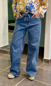 Drawstring Wide Leg